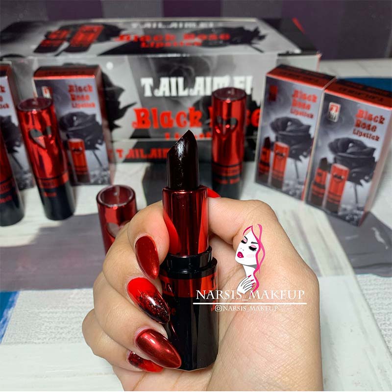 black rose lipstick tailaimei